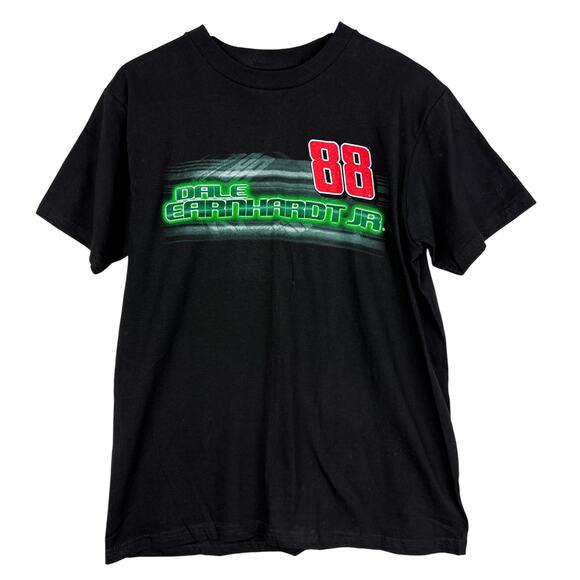 Y2K 2008 NASCAR Dale Earnhardt Jr 88 TShirt Black Winners Circle - Medium Mens - Picture 1 of 9